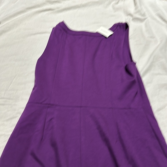 Banana Republic Women’s Sleeveless Stretch Zip up Purple Dress Sz 12 NWT - Picture 6 of 6